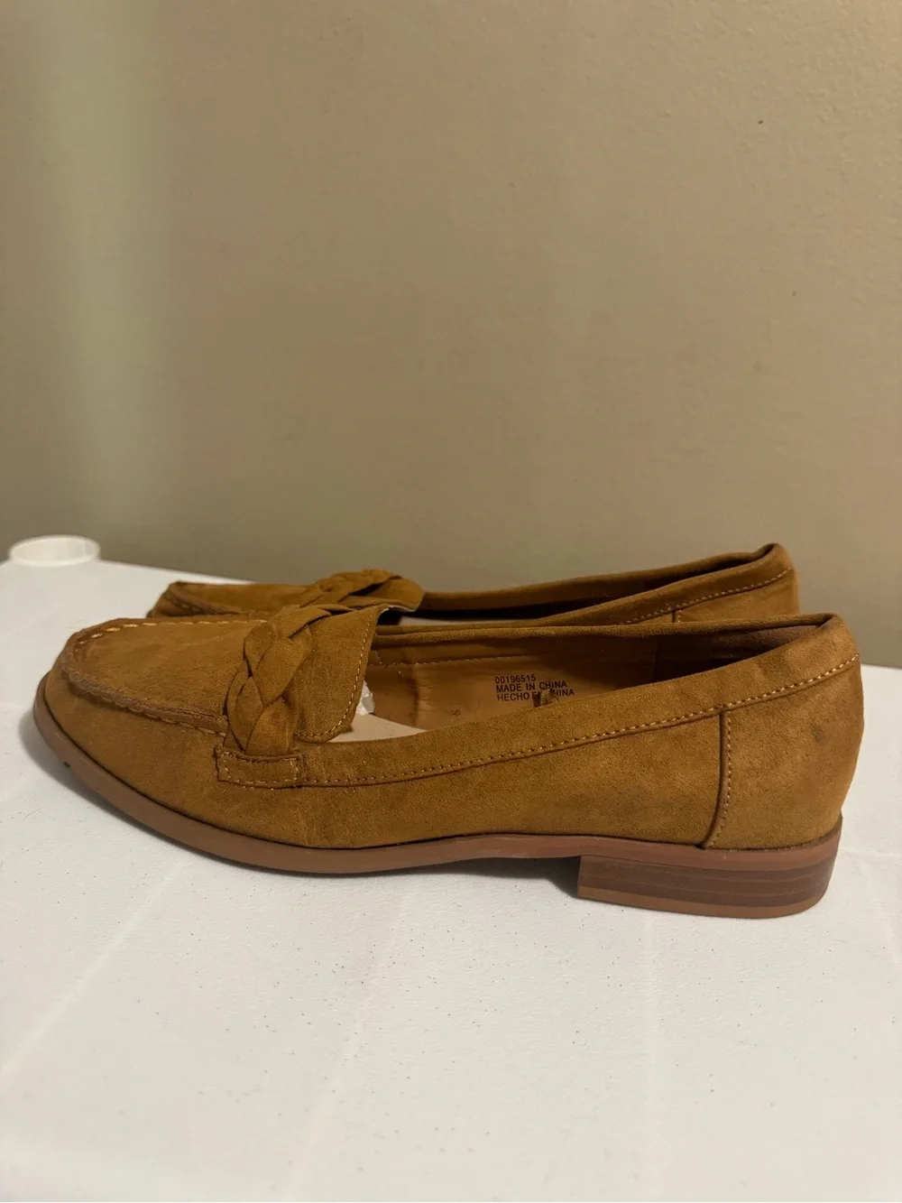 Forever 21 Tan Faux Suede Loafers